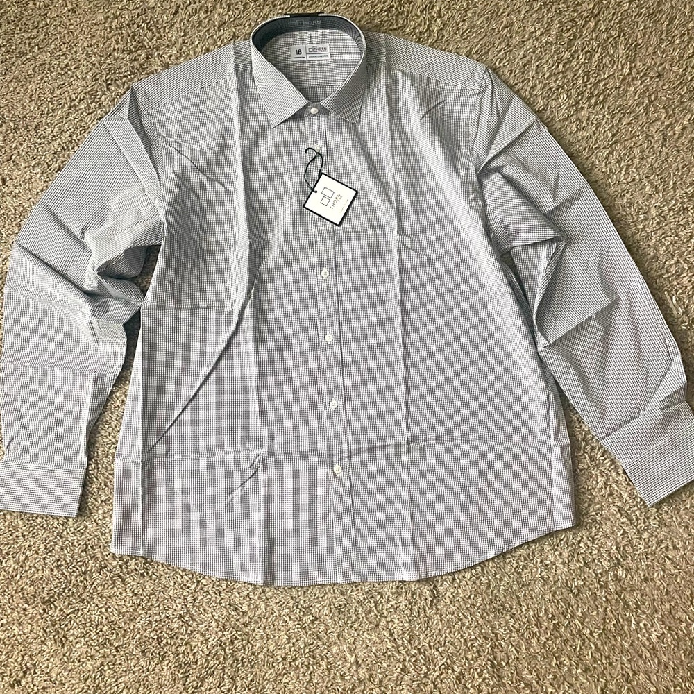 Plain button up, brand new tags still on